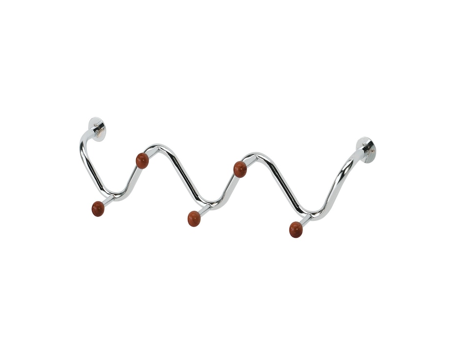Perchero de pared Namaro Design de acero 5 ganchos