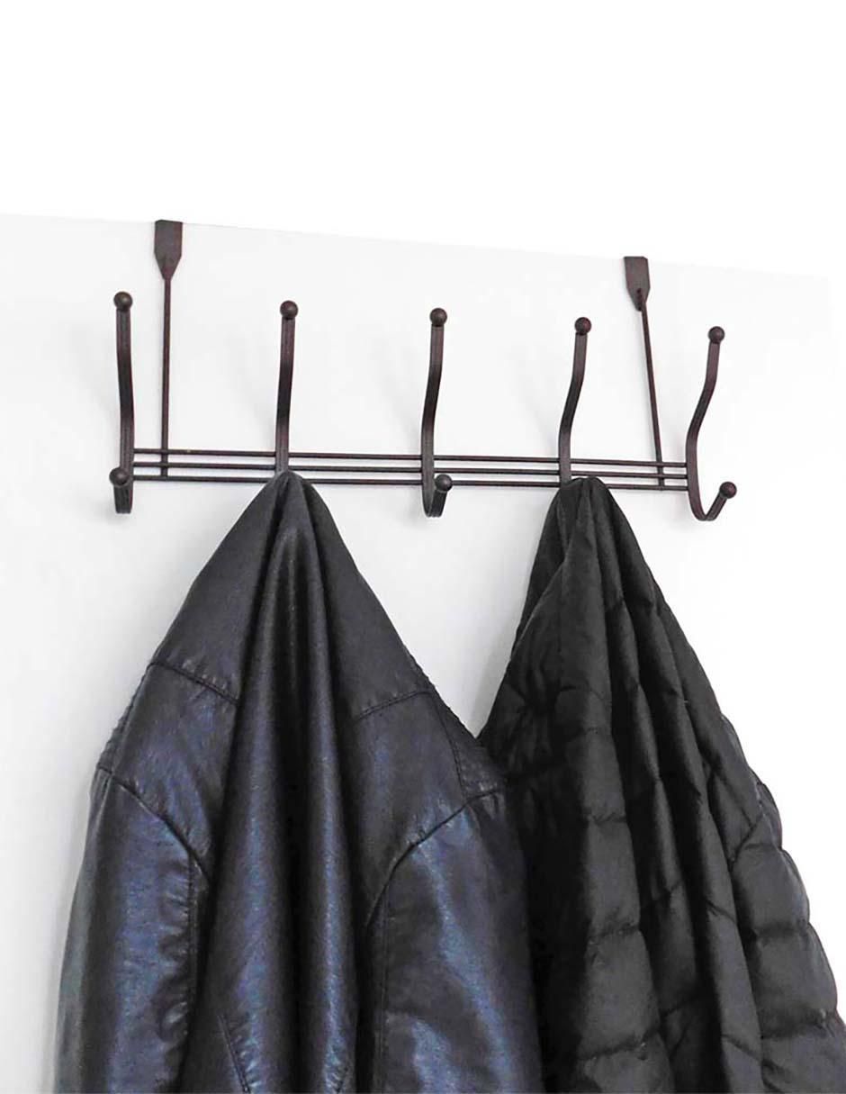 Perchero de pared Ellegance Houseware de acero 5 ganchos