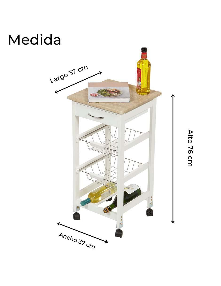 Carrito organizador Ellegance Houseware