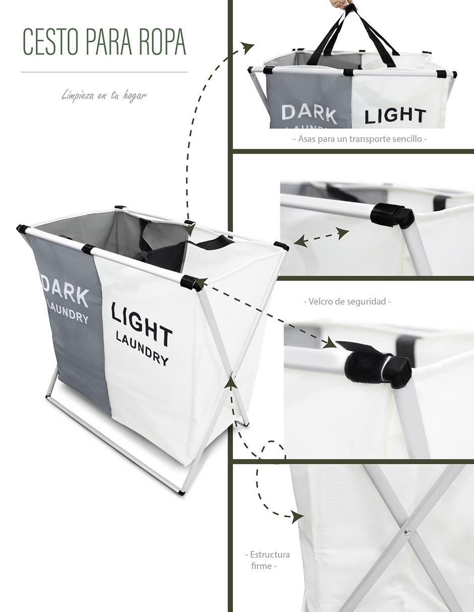 Cesto ropa para ropa de aluminio