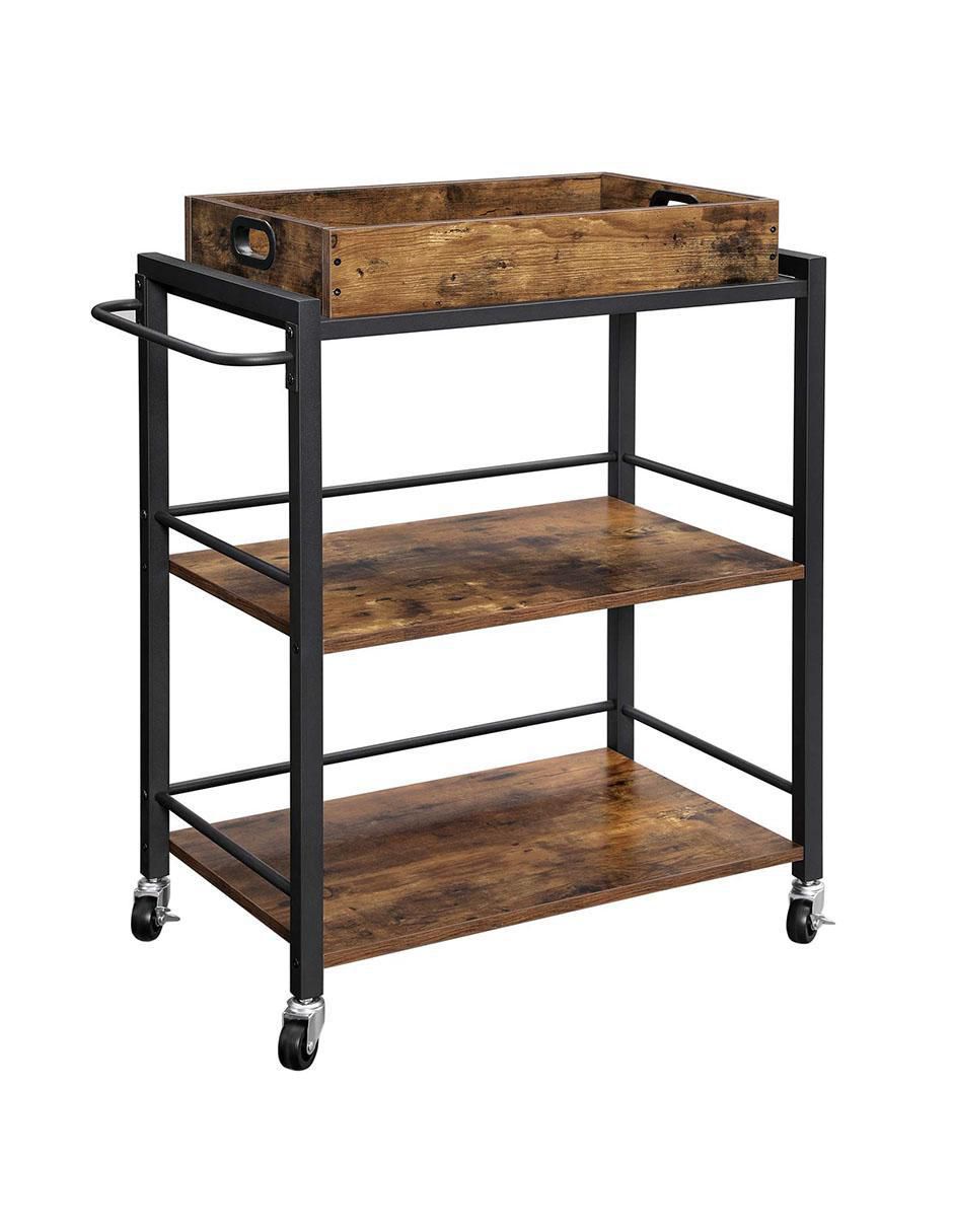 Carrito organizador armable Furniturer Sammael