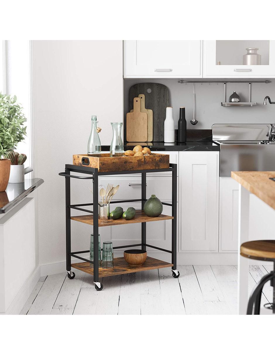 Carrito organizador armable Furniturer Sammael