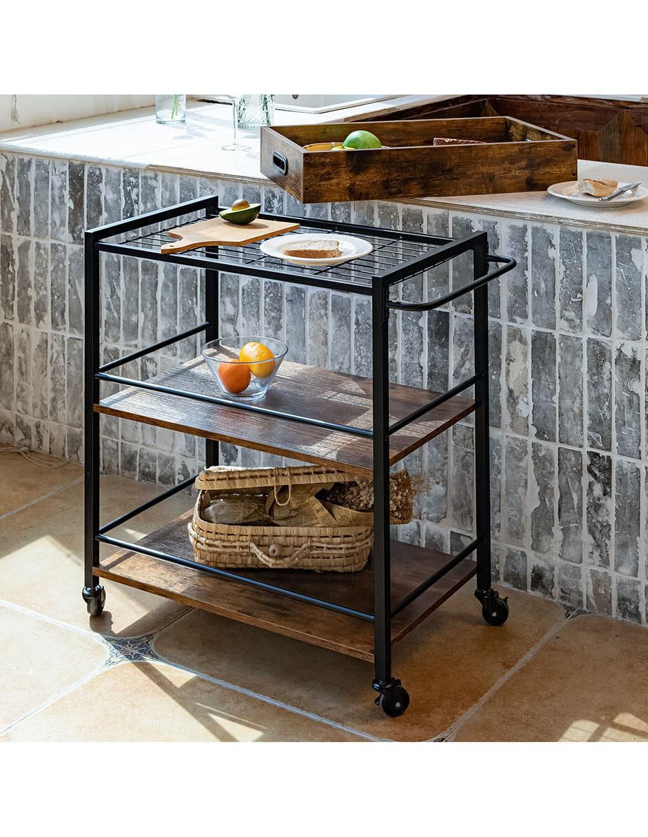 Carrito organizador armable Furniturer Sammael