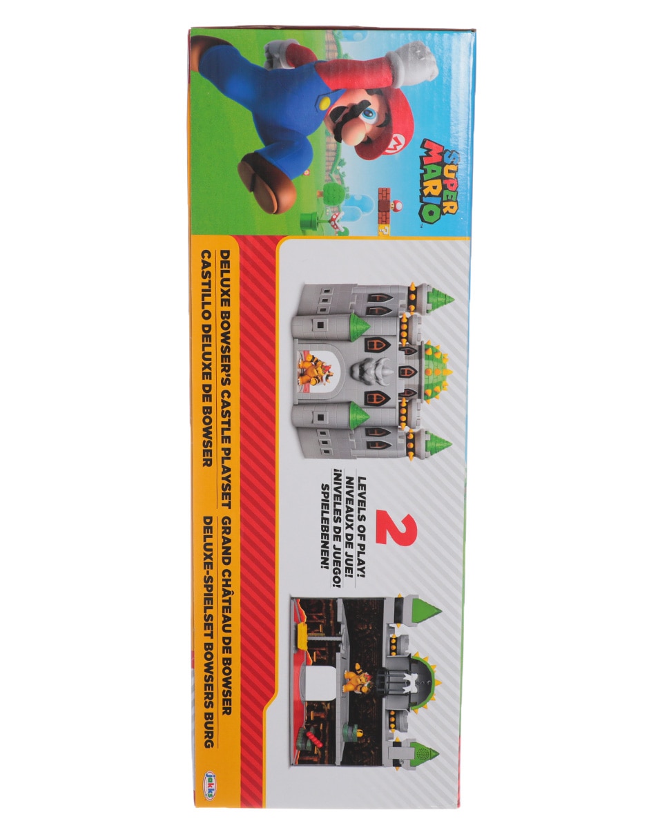 Set figuras acción articulada Super Mario Bowser Deluxe Con sonido