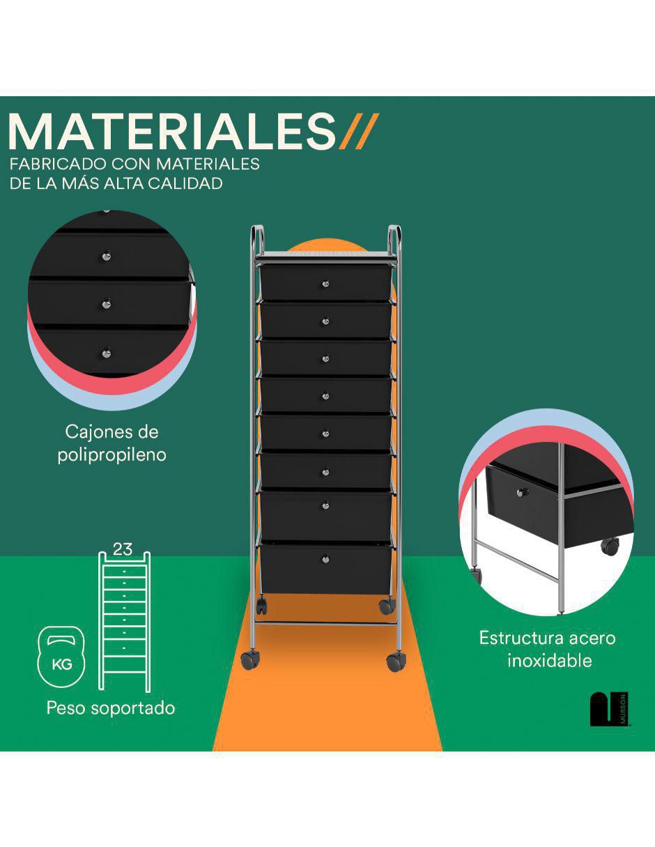 Carrito organizador Mubson