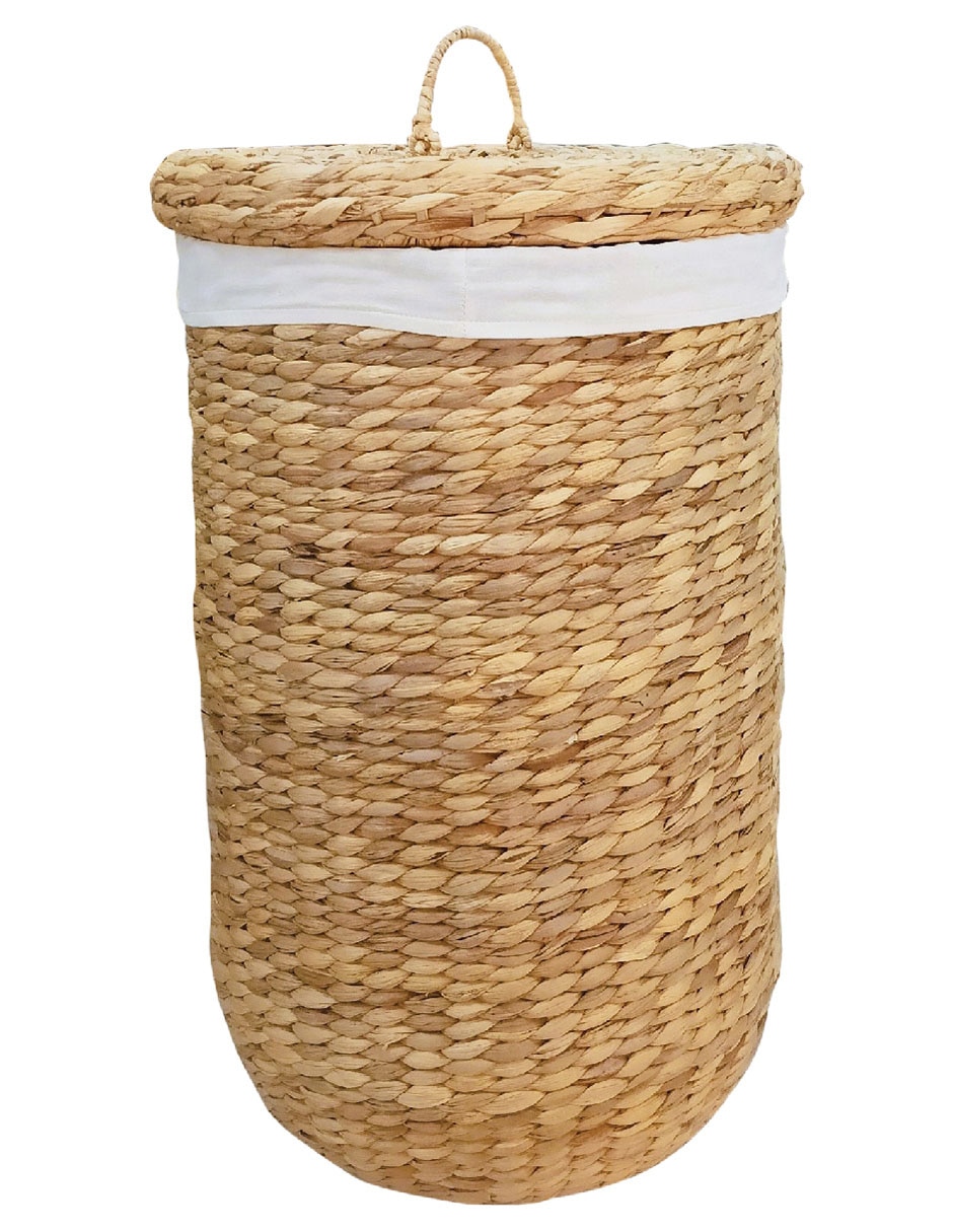Cesto para ropa Wilow de jacinto de agua