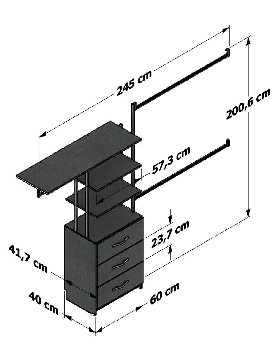 Clóset RTA 9