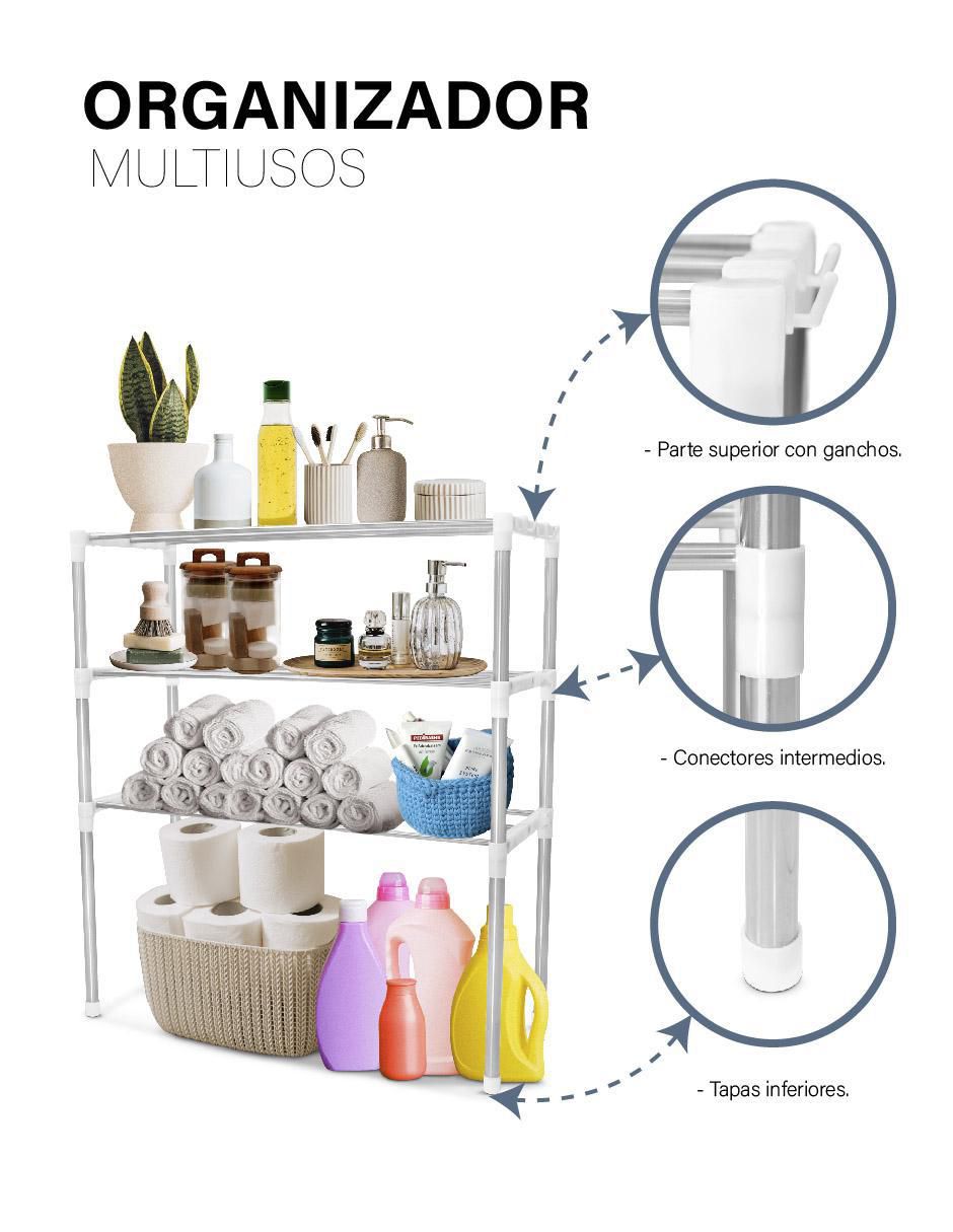 Organizador de utensilios cocina armable Rack 9