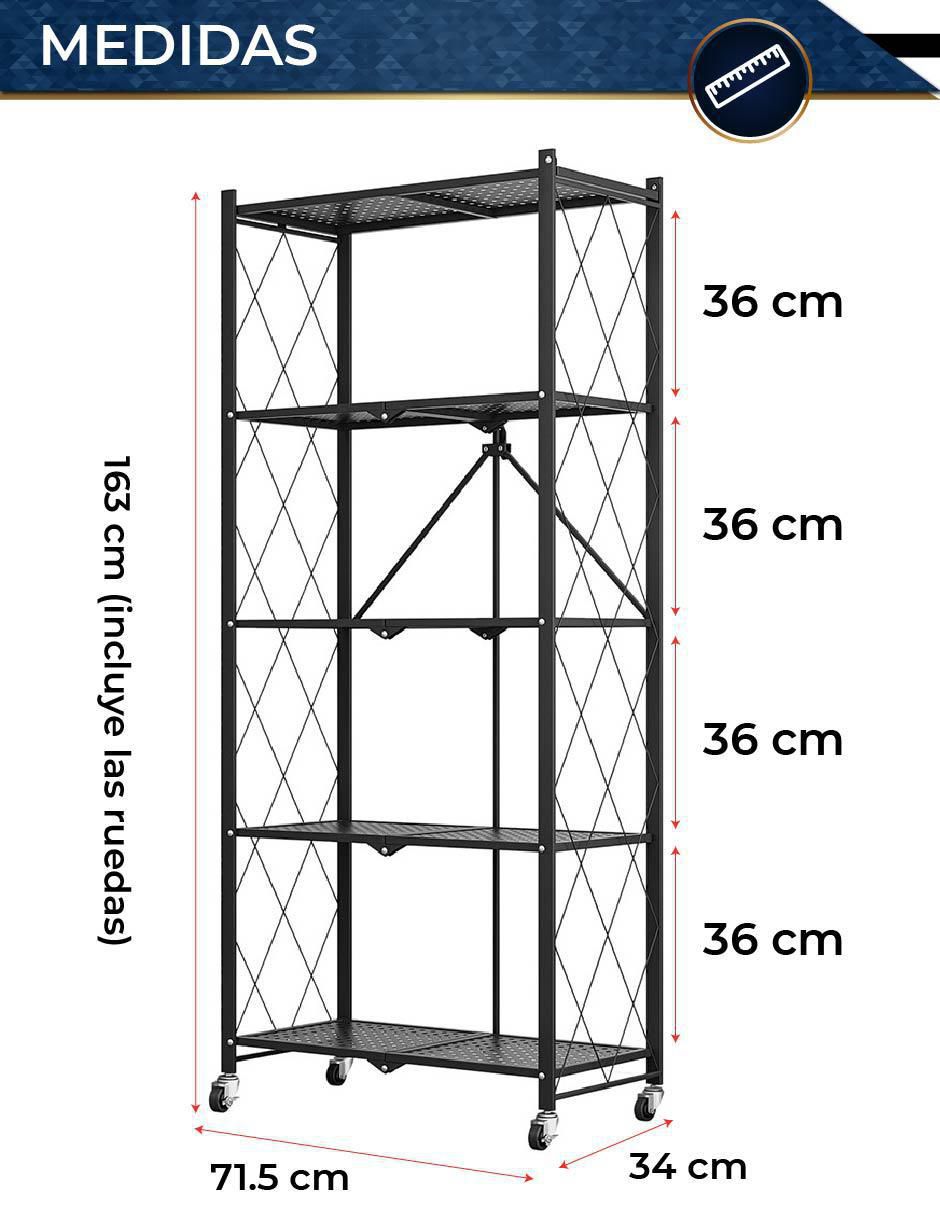 Estante de acero Organización cocina JH-610 4