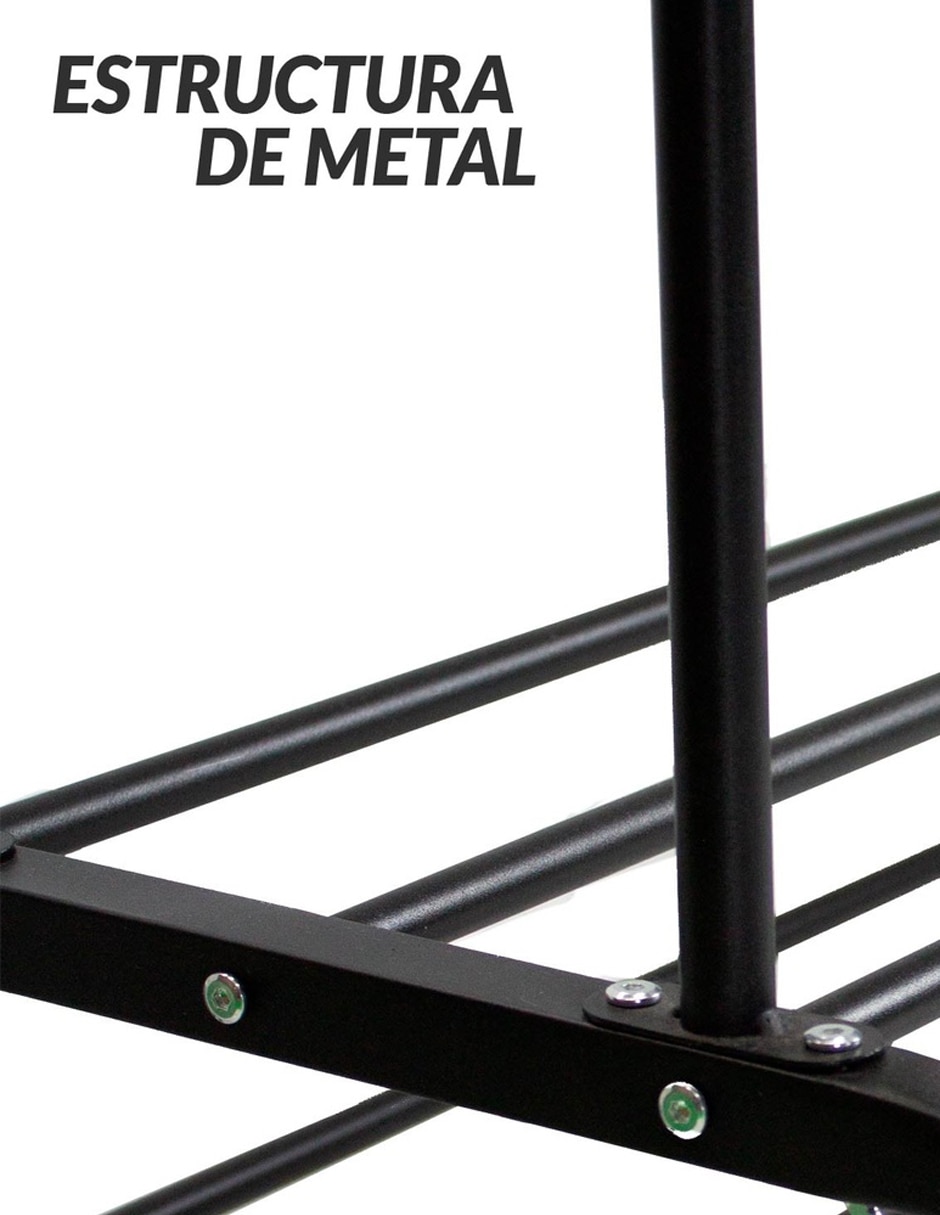 Perchero de piso Ilios Innova de metal 4 ganchos