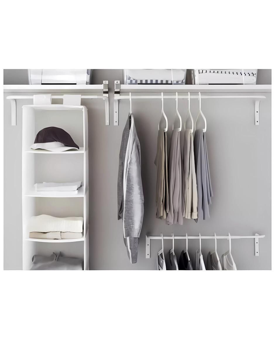 Perchero de pared Proudco de acero 2 ganchos