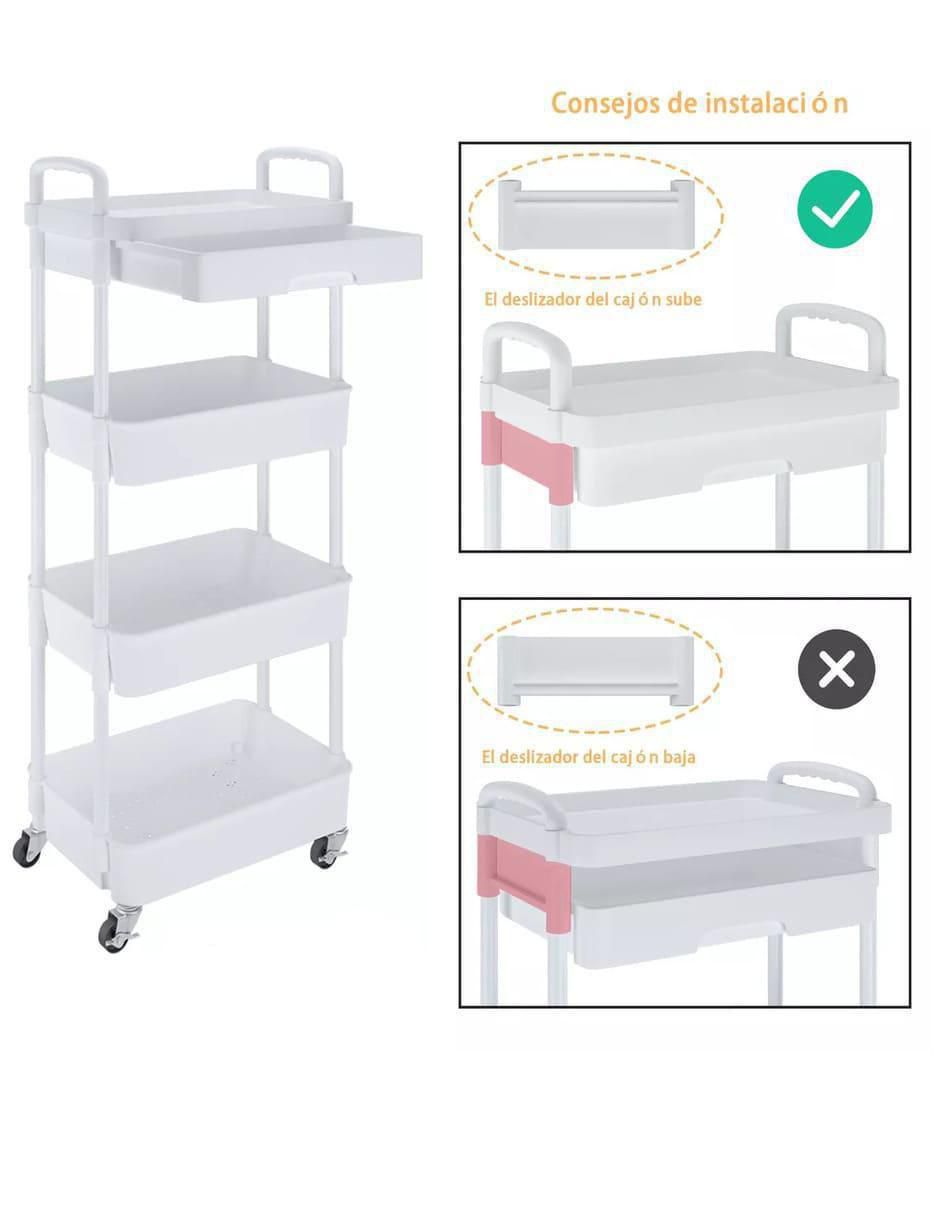 Carrito organizador armable Genérica