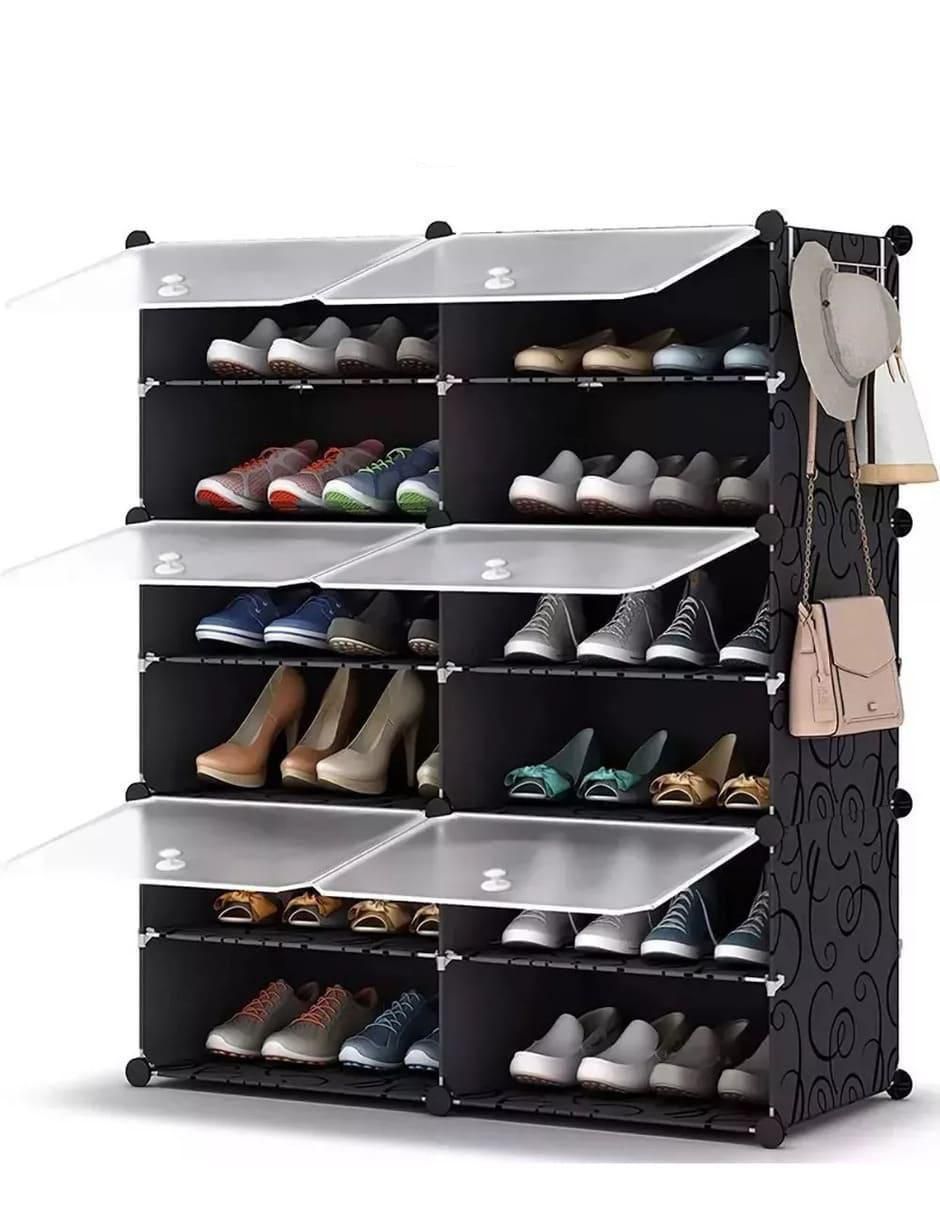 Zapatera armable para 12 pares de zapatos 7