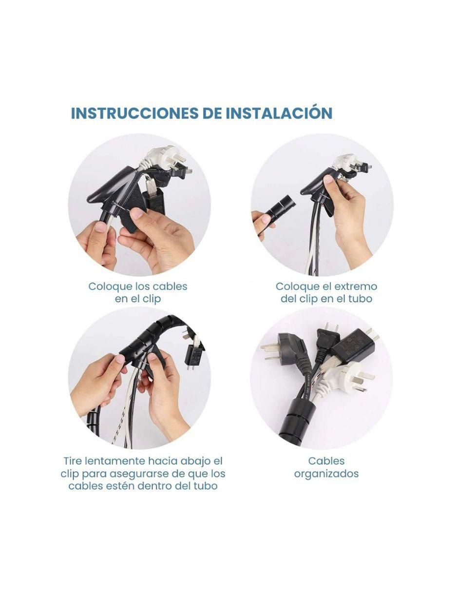 Organizador de cables armable 6