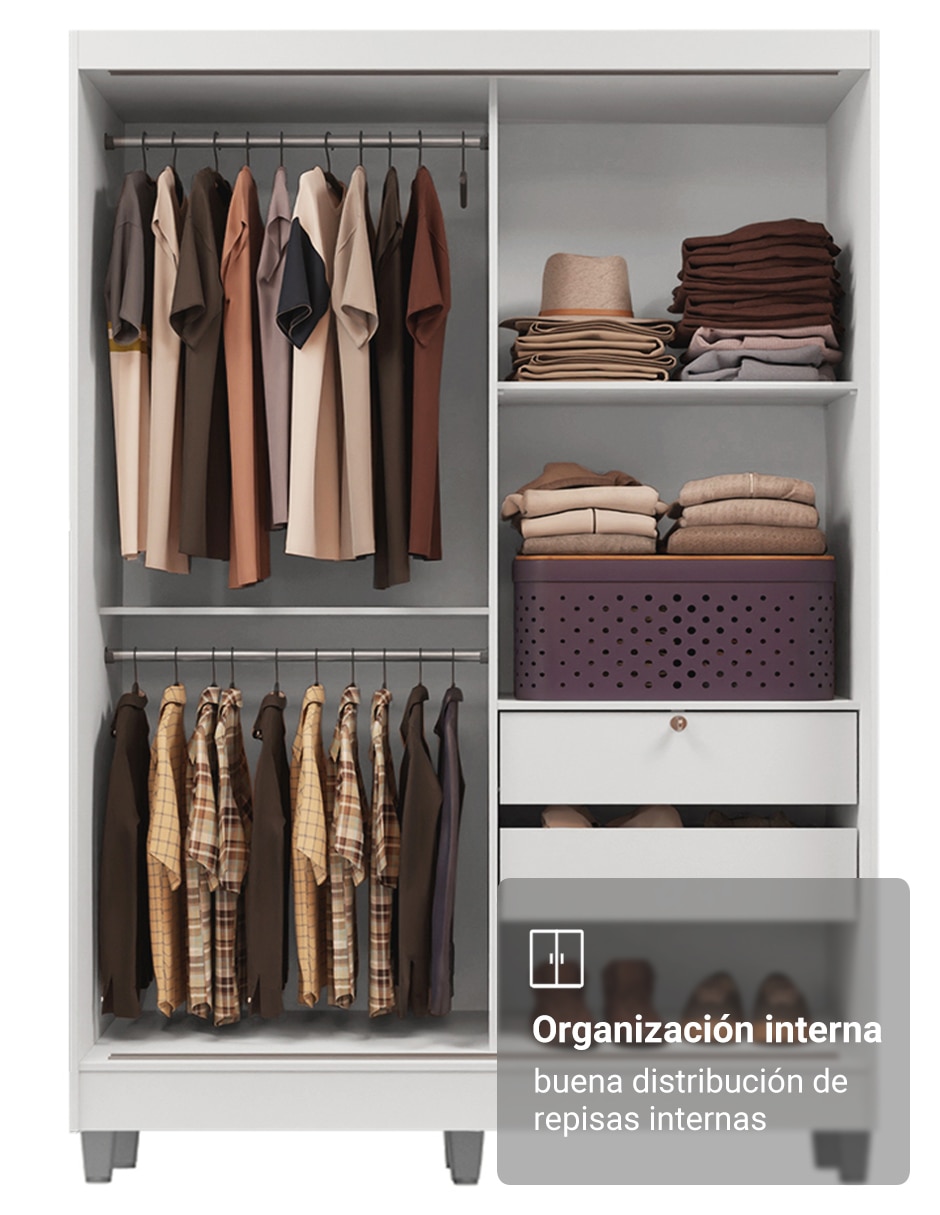 Ropero luke 104409acp de mdp 6