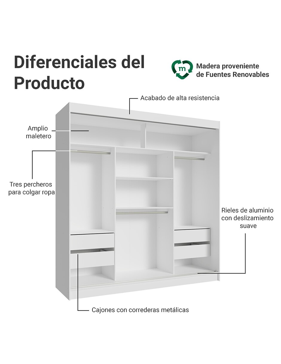 Ropero armable Reno 1095091E 7