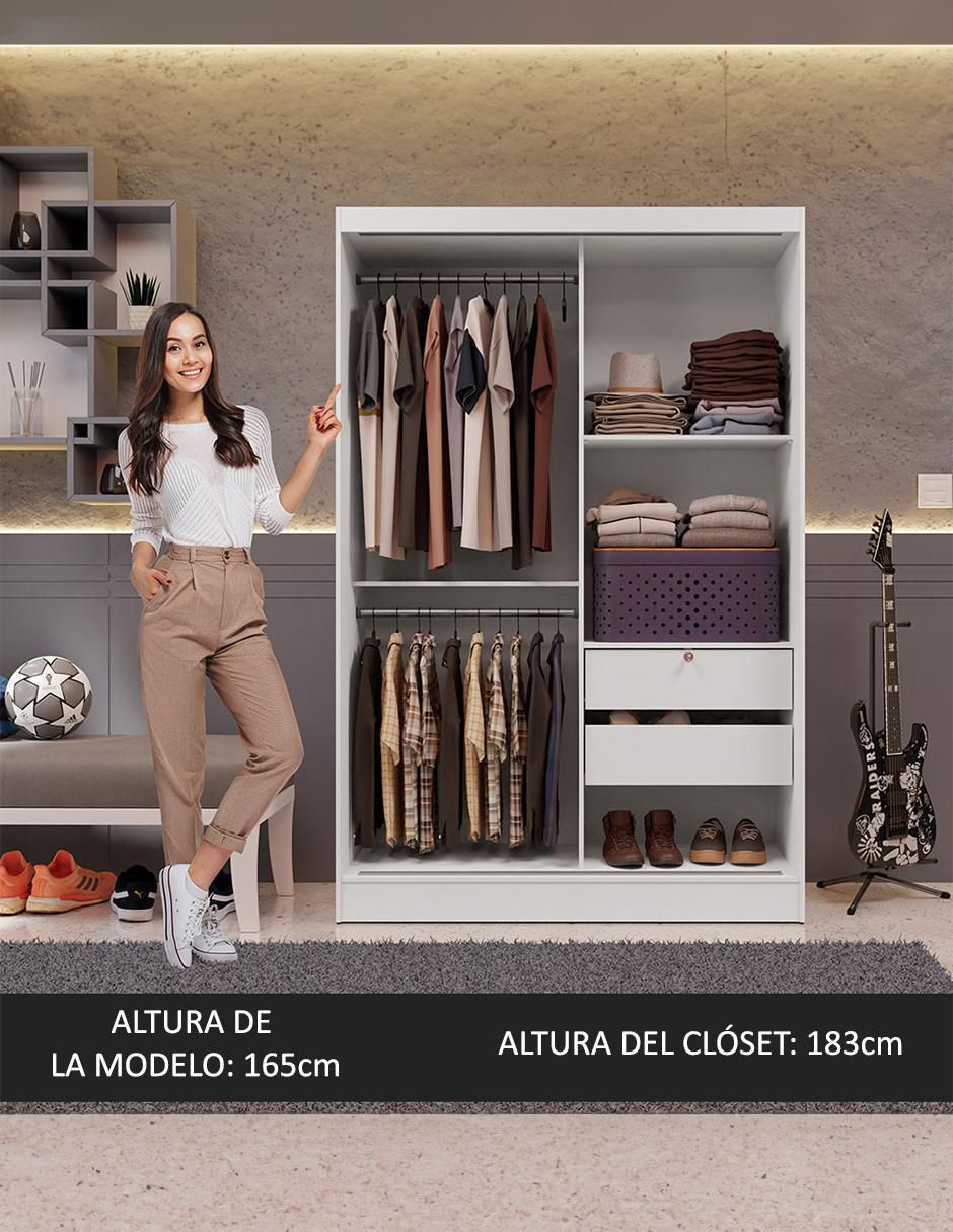 Ropero armable Luke 104409A 12