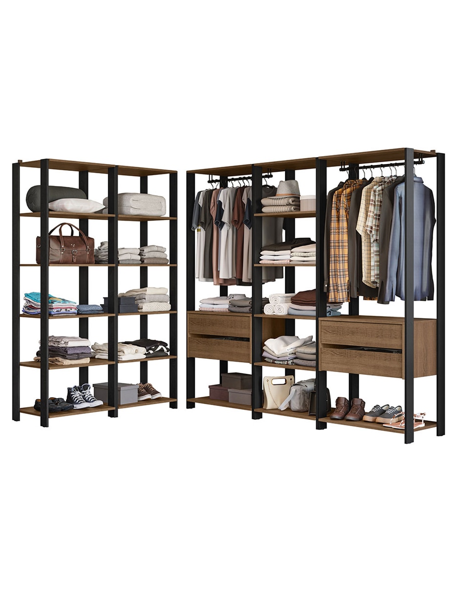 Ropero armable valencia mddr0500017k de mdp Ropero armable valencia mddr0500017k de mdp