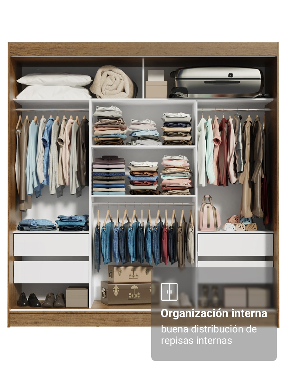 Ropero armable Madesa Reno 10955Z