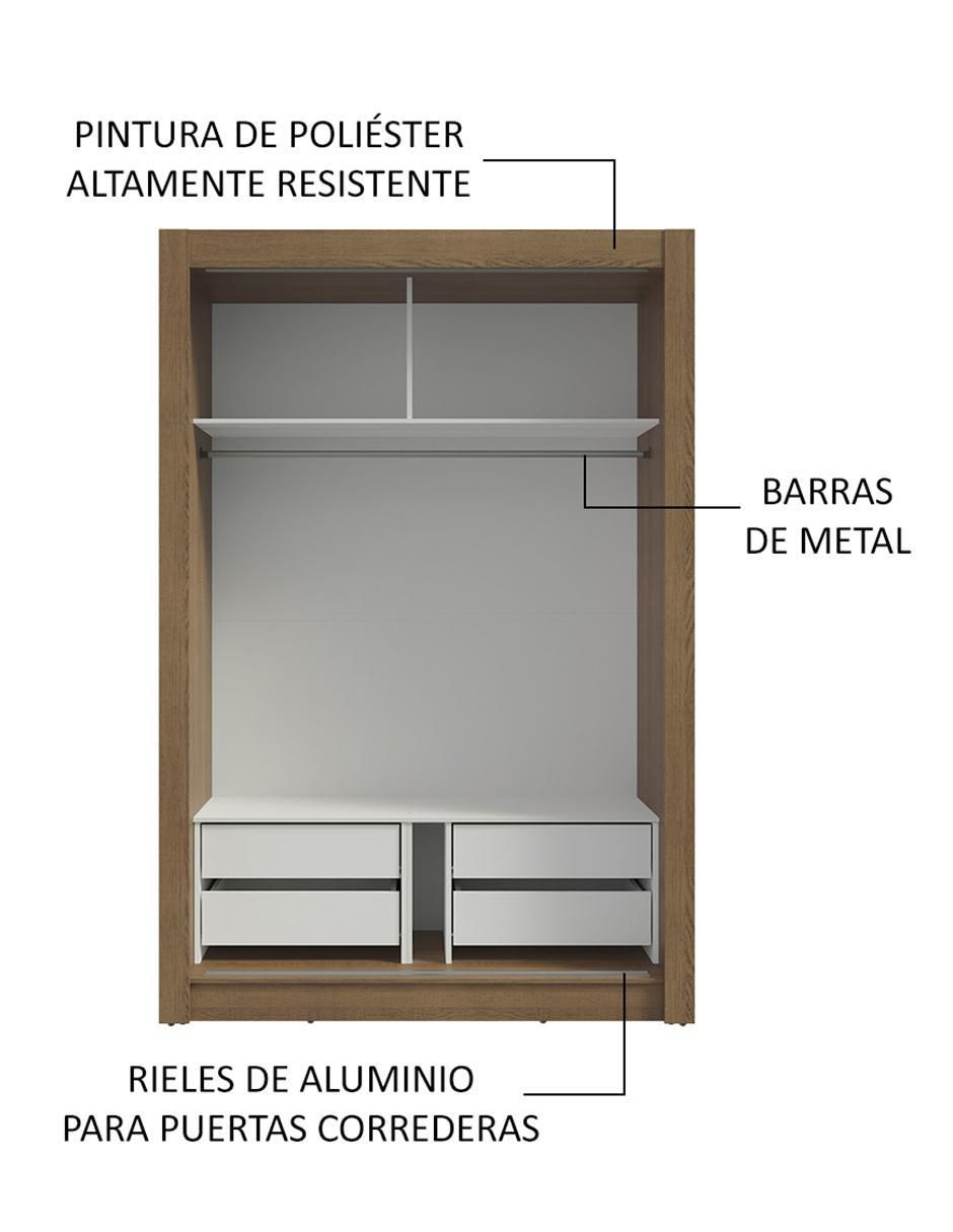 Ropero armable Madesa Vivare Plus 11946E4G de MDP