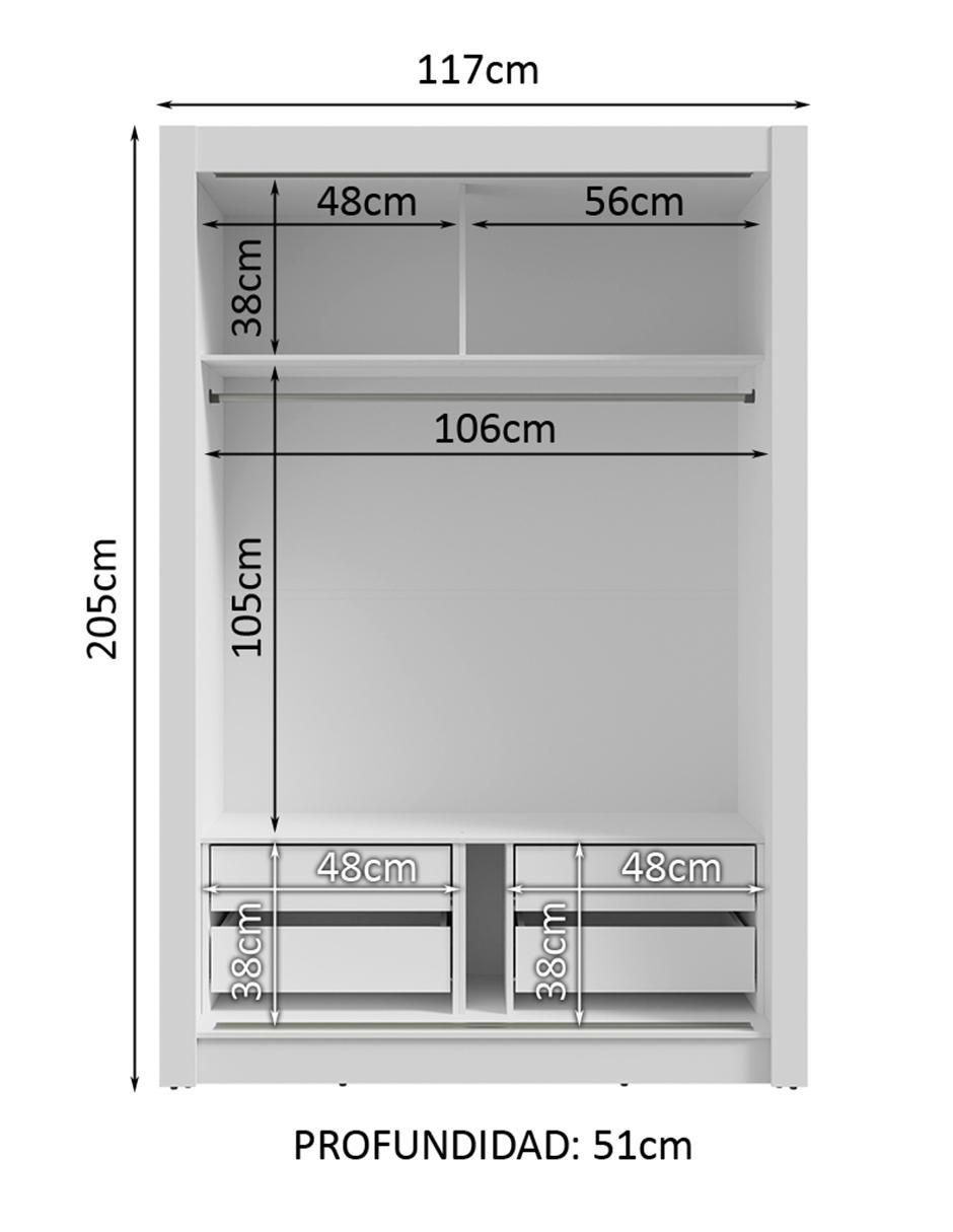 Ropero Vivare Plus 1194F84G 12
