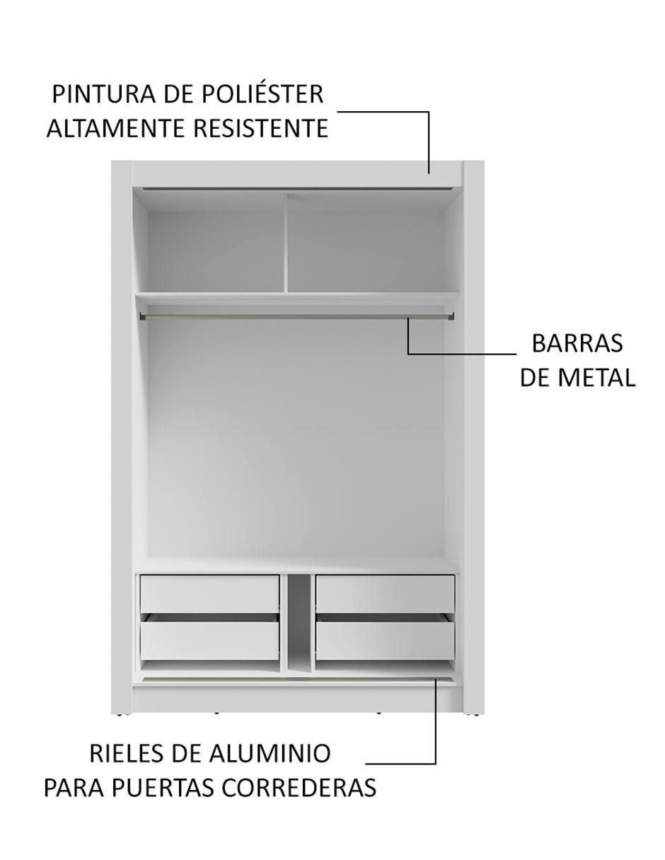 Ropero armable Madesa Vivare Plus 1194734G de MDP