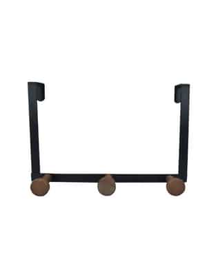 Perchero de pared Zonana Clásico de metal 3 ganchos