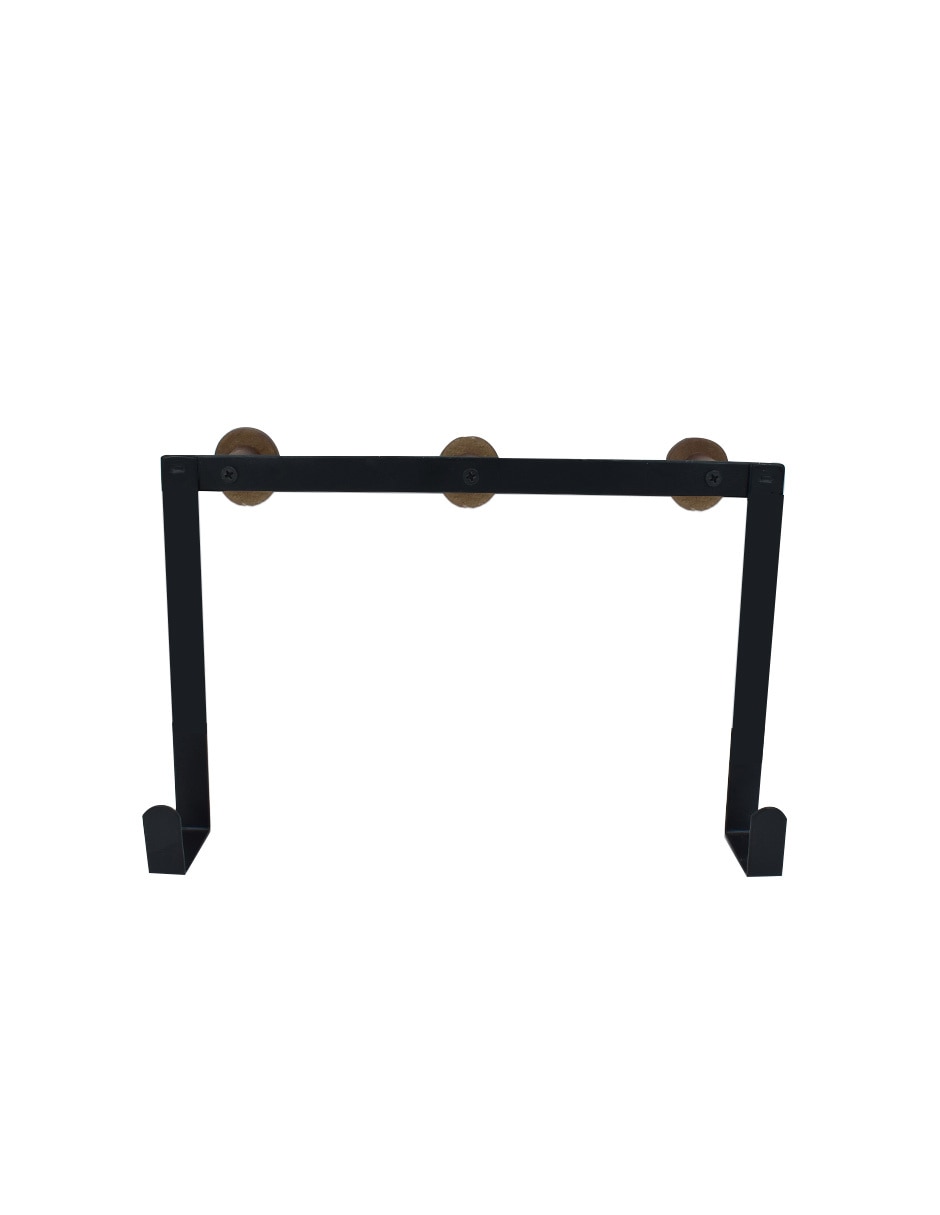 Perchero de pared Zonana Clásico de metal 3 ganchos