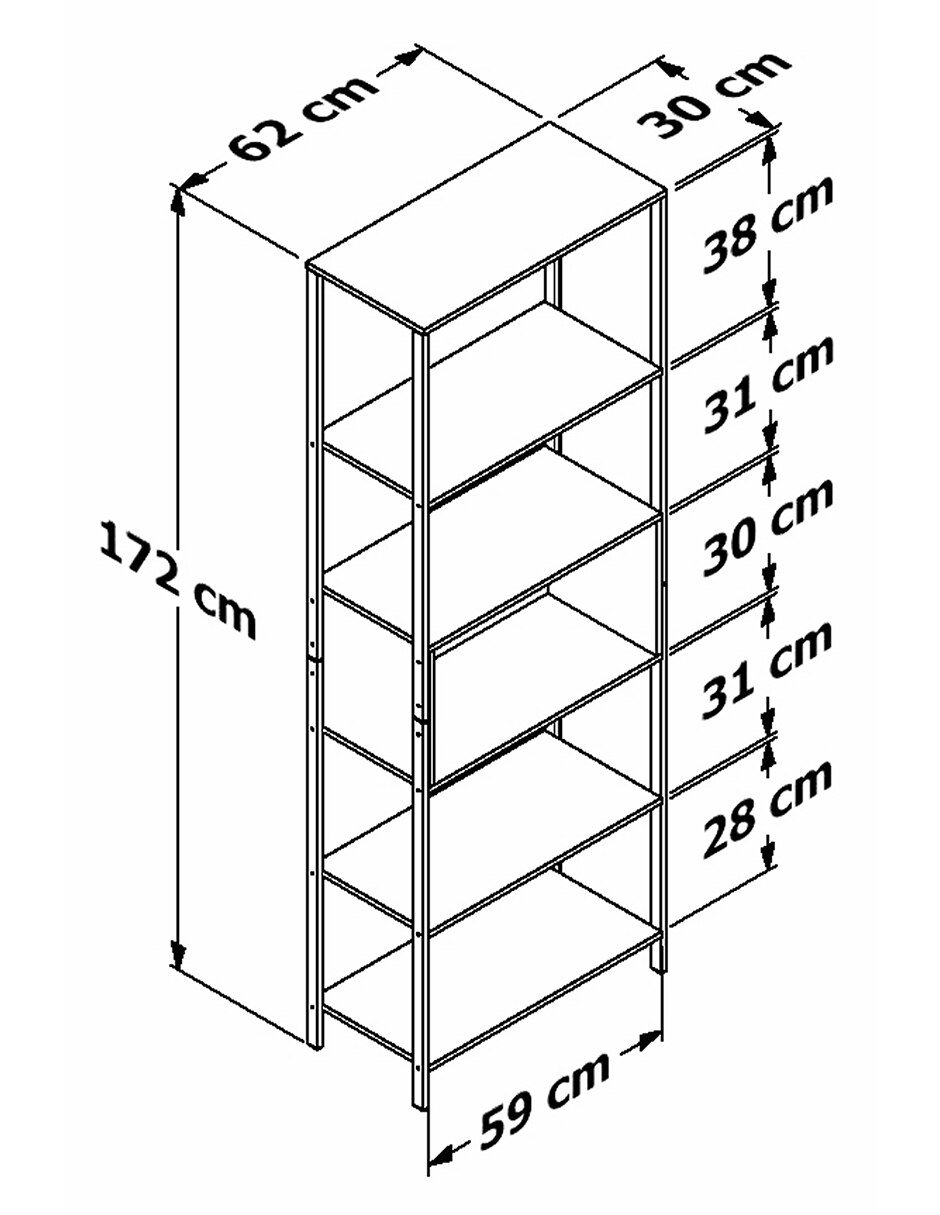 Estante de MDP OE60172 8