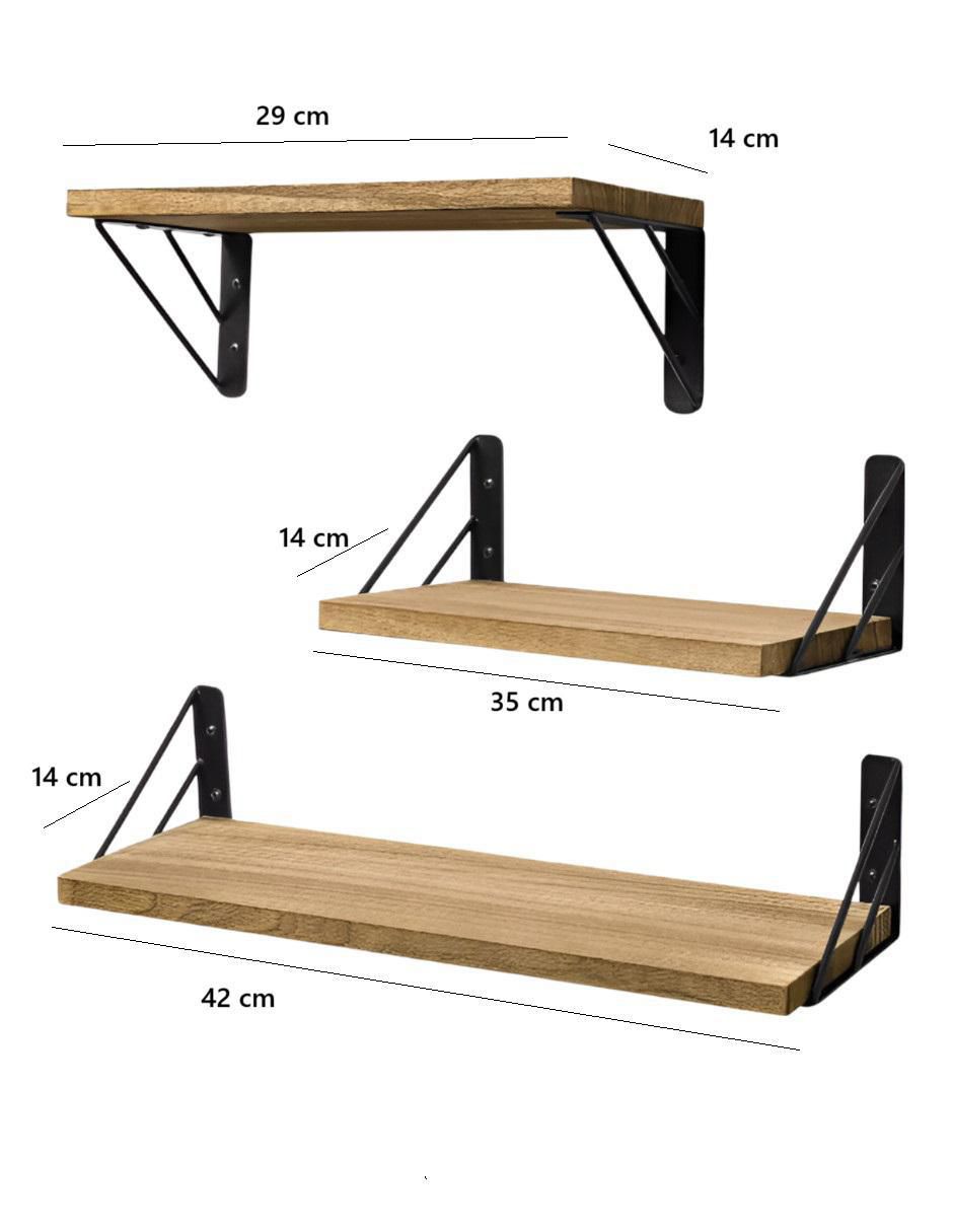 Repisa armable de madera 6