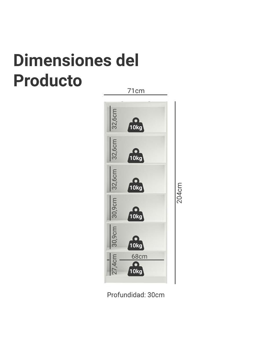 Estante de mdp madesa 6908091
