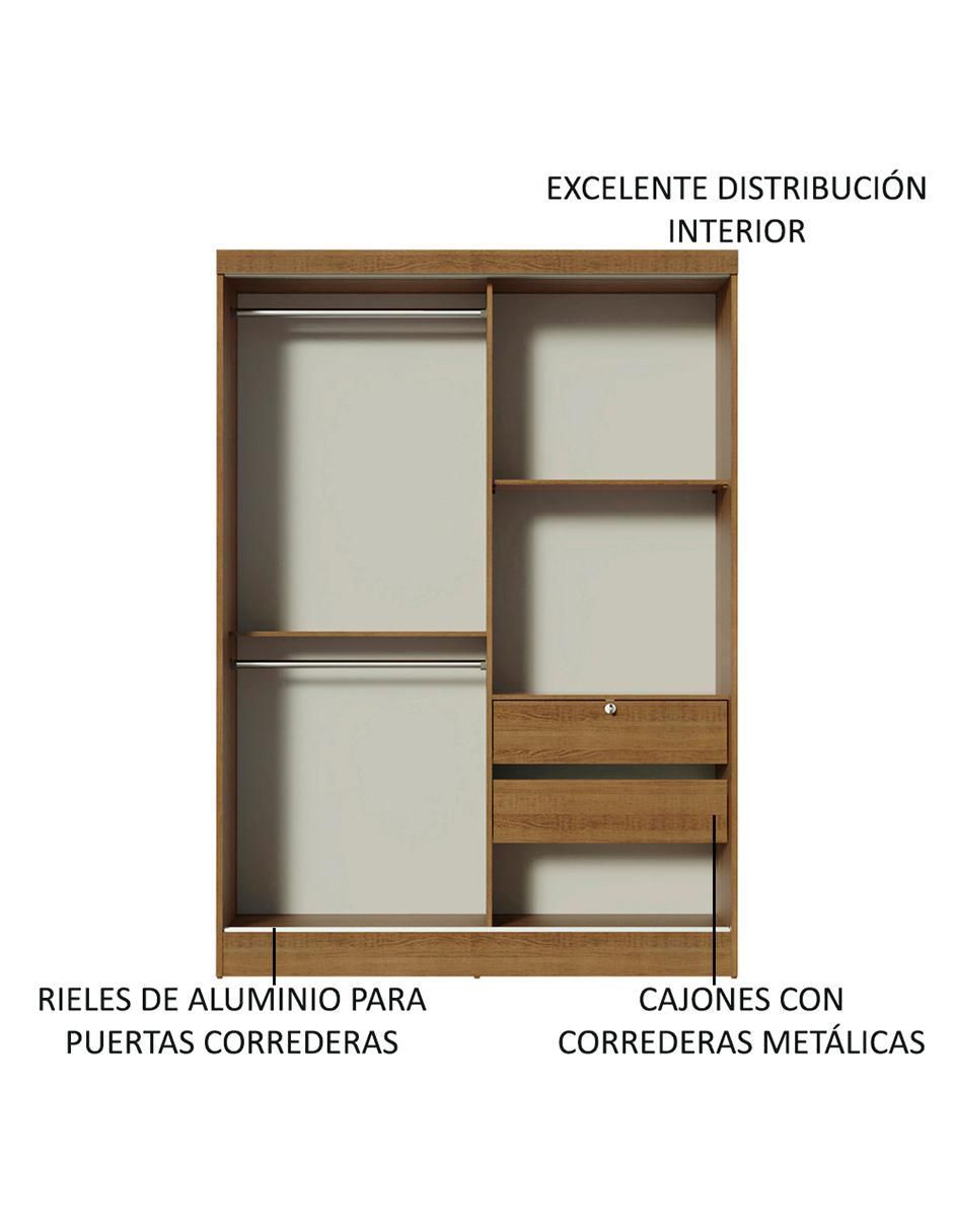 Ropero armable armable Madesa Nick 10445ZA2EML de MDP
