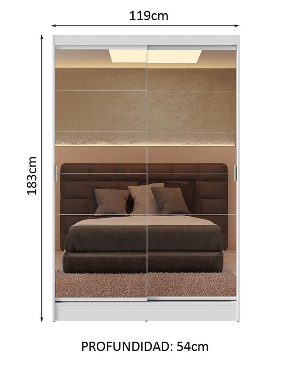 Armario armable Luke 104409A-2E de MDP 10