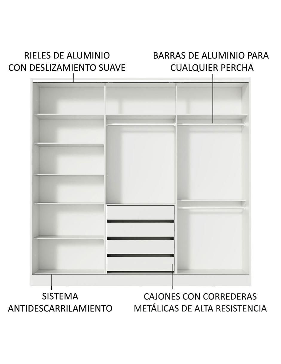 Ropero armable 1063092E de MDP 4