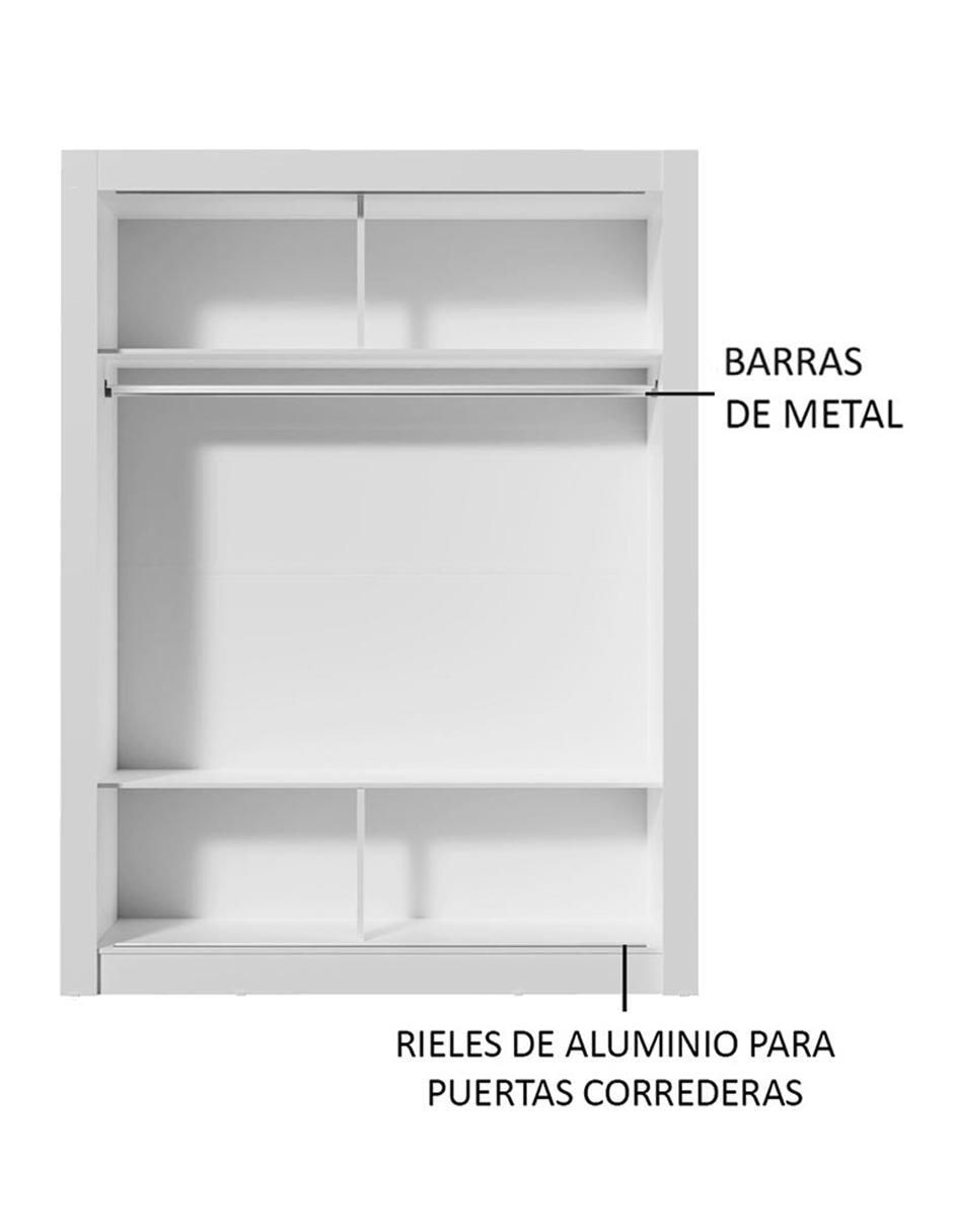 Ropero armable Madesa Denver 10949B1E de MDP