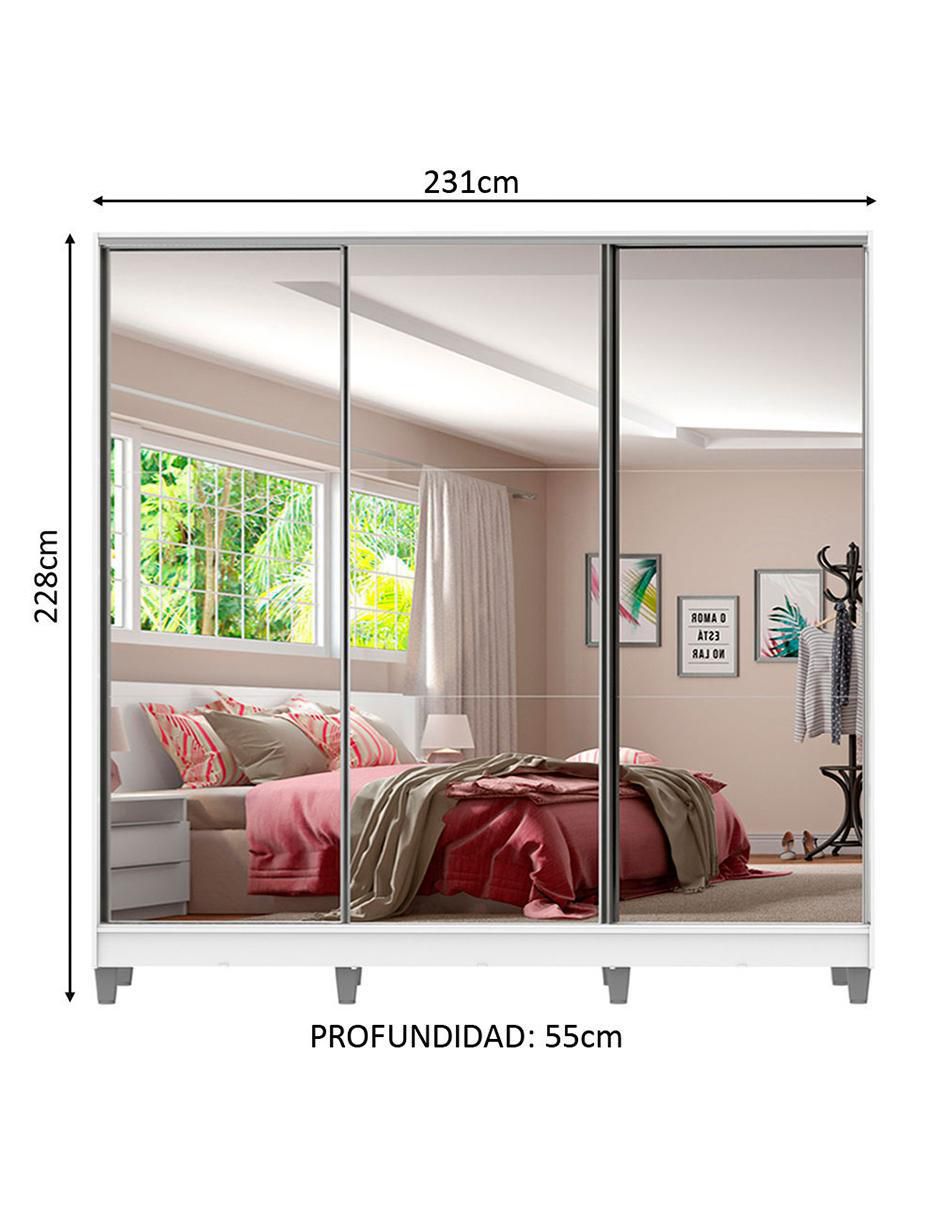 Ropero armable Madesa Royale 1063093ECP de MDP