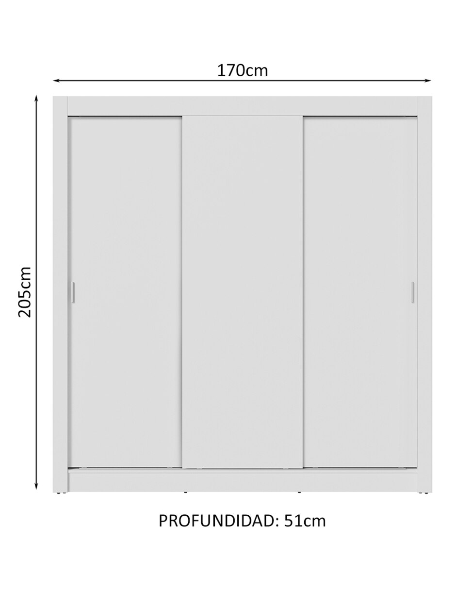 Armario armable Sublime Plus XA1193094G de MDF 9