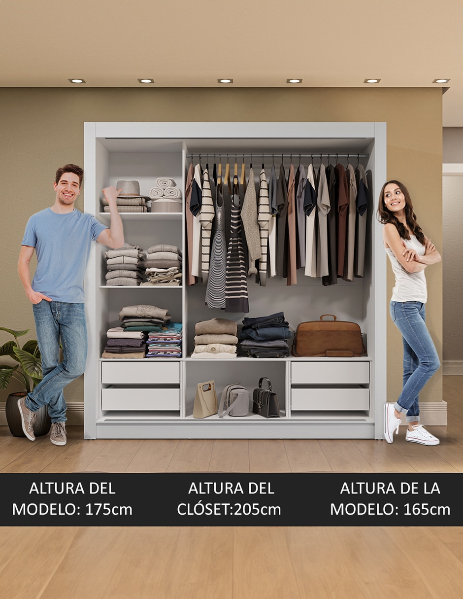 Armario armable Sublime Plus XA1193094G de MDF 10