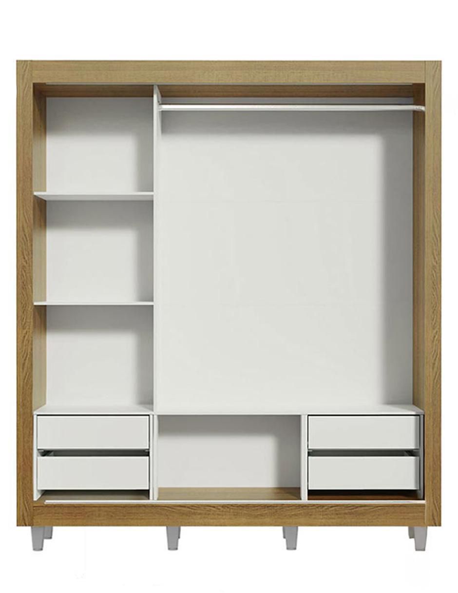 Ropero armable Lyon Plus 10936E4GCP de MDP 4