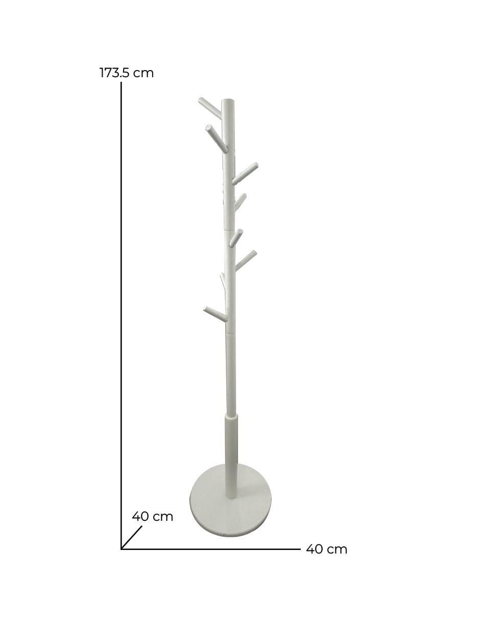 Perchero de piso Izy Nube de madera 8 ganchos