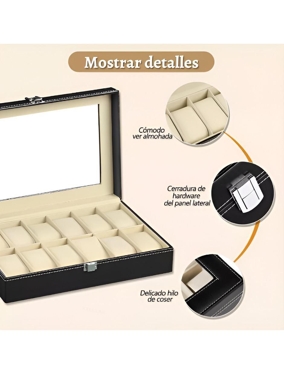 Porta pulseras con cerradura