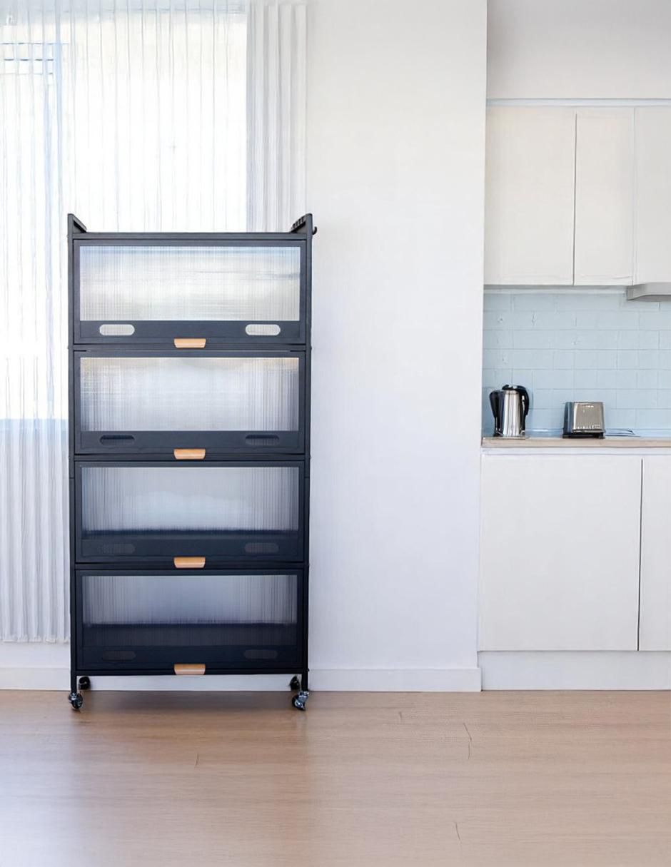 Gabinete armable de cocina de aluminio 5