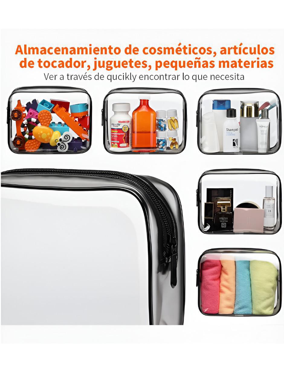 Cosmetiquera Xtllar1481 impermeable 3 piezas 2