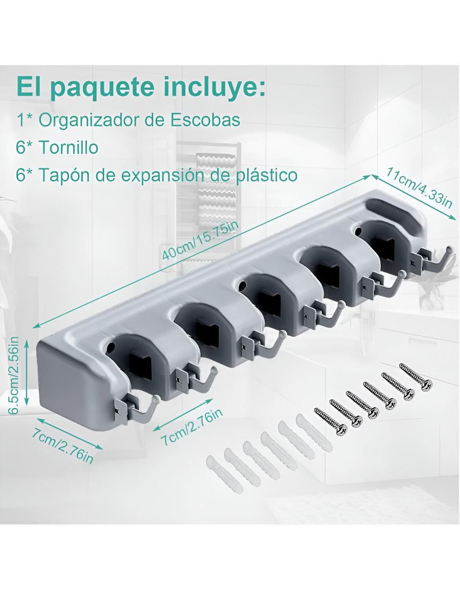 Organizador de escobas armable 5