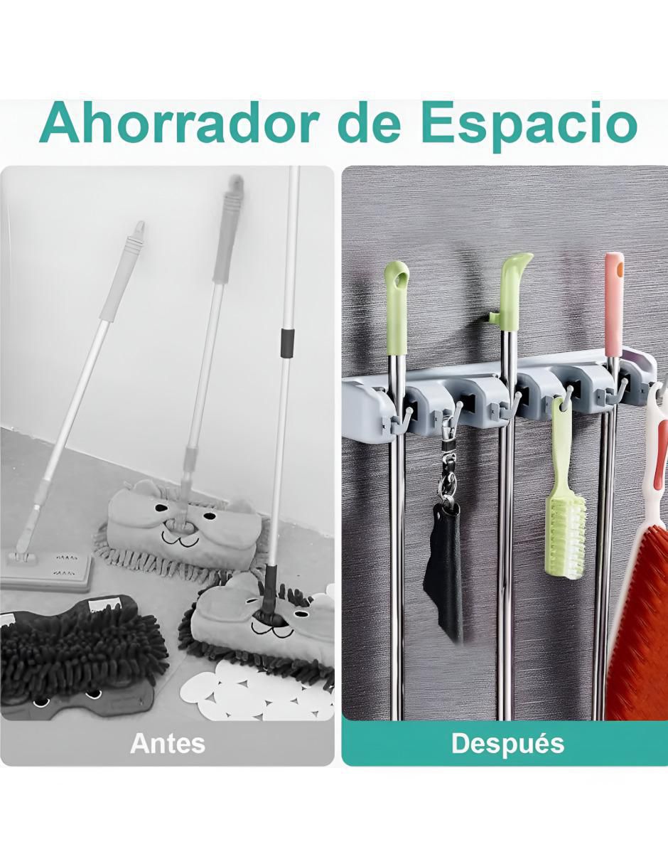 Organizador de escobas armable 3