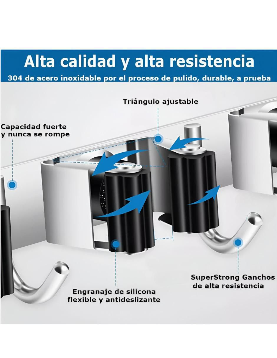 Organizador de escobas armable 2
