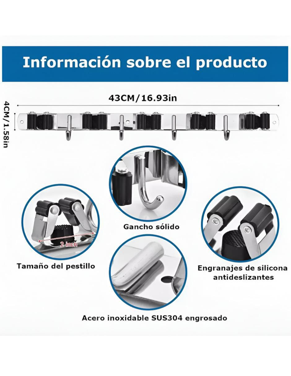 Organizador de escobas armable 5