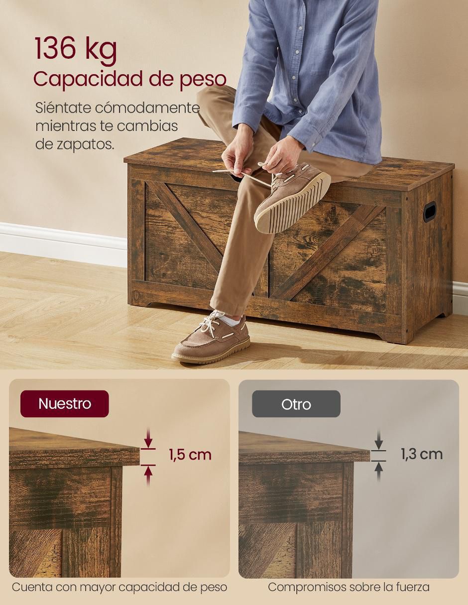 Zapatera caja almacenadora Haiden para 8 pares de zapatos adulto