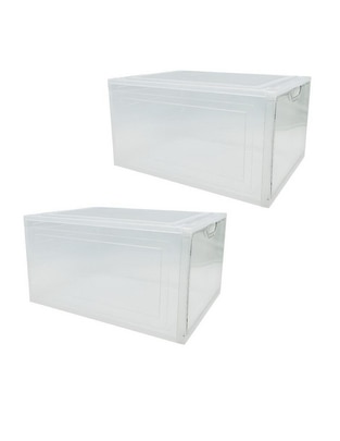 Zapatera armable caja almacenadora para 2 pares de zapatos adulto