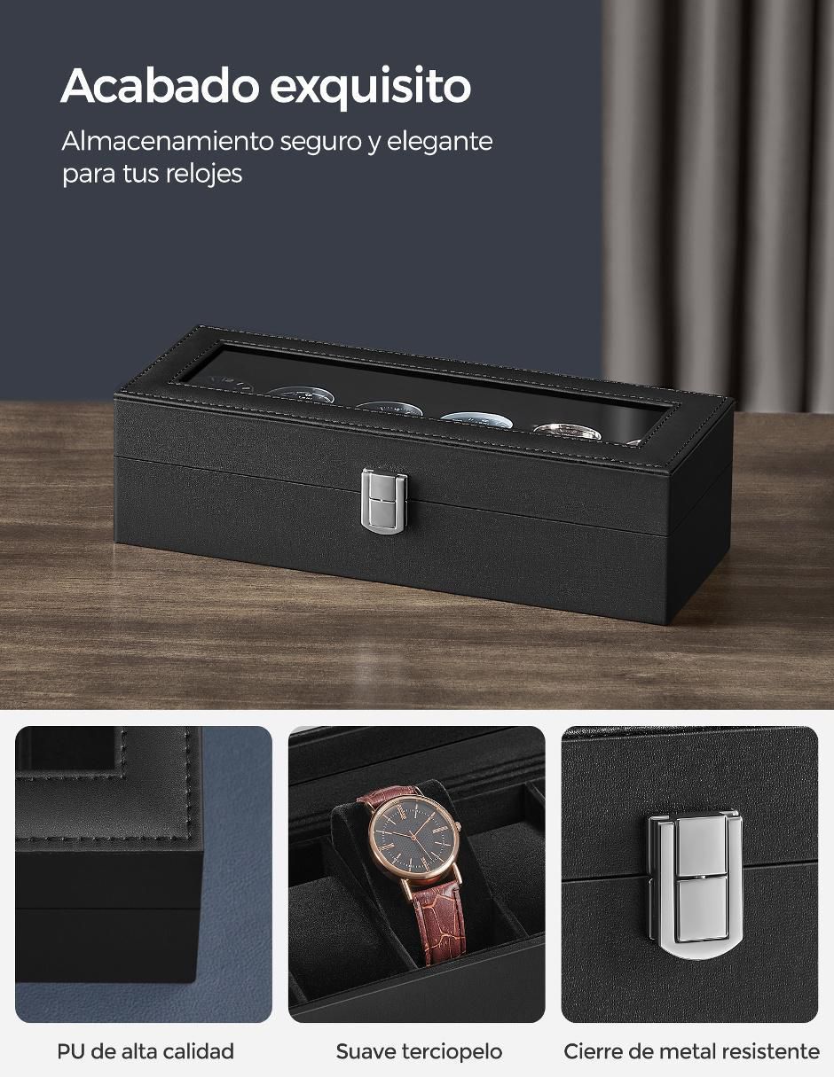 Caja reloj Bridie cúbica Caja reloj Bridie cúbica